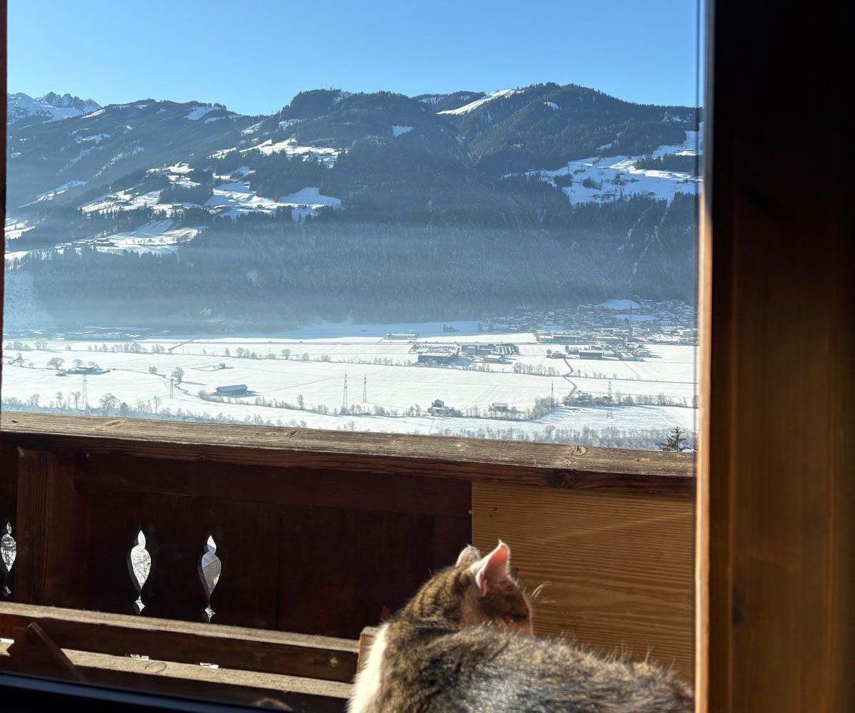 Balkonblick im Zillertal